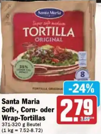AEZ Santa Maria Soft-, Corn- oder Wrap-Tortillas Angebot