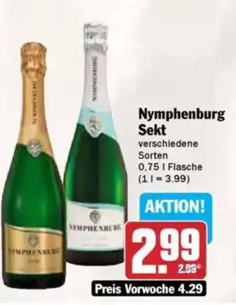 AEZ Nymphenburg Sekt Angebot