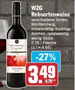 AEZ WZG Rebsortenweine Angebot