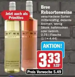 AEZ Bree Rebsortenweine Angebot