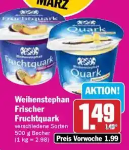 AEZ Weihenstephan Frischer Fruchtquark Angebot