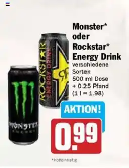 AEZ Monster oder Rockstar Energy Drink Angebot