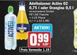 AEZ Adelholzener Active 02 oder Orangina Angebot