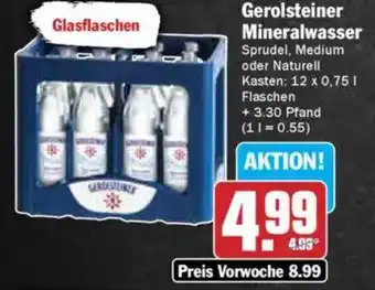 AEZ Gerolsteiner Mineralwasser Angebot