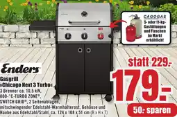 B1 Discount Baumarkt Enders Gasgrill Chicago Next 3 Turbo Angebot