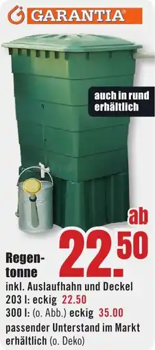 B1 Discount Baumarkt Regen- tonne Angebot