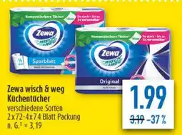 diska Zewa wisch & weg Küchentücher Angebot