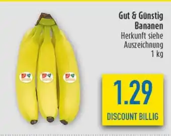 diska Gut & Günstig Bananen Angebot