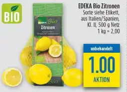 diska EDEKA Bio Zitronen Angebot