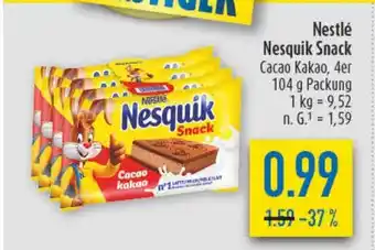 diska Nestlé Nesquik Snack Angebot