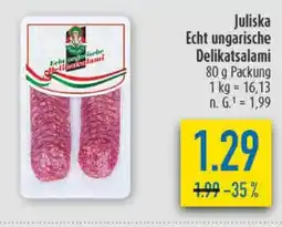 diska Juliska Echt ungarische Delikatsalami Angebot