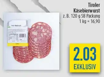 diska Tiroler Käsebierwurst Angebot