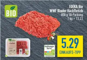 diska EDEKA Bio WWF Rinder Hackfleisch Angebot