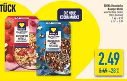 diska EDEKA Herzstücke Knusper Müsli Angebot