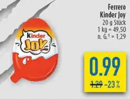 diska Ferrero Kinder Joy Angebot