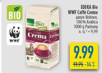 diska EDEKA Bio WWF Caffè Crema Angebot