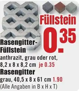 B1 Discount Baumarkt Rasengitter- Füllstein Angebot