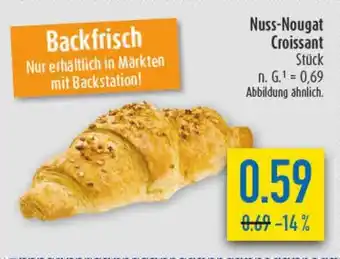 diska Nuss-Nougat Croissant Angebot