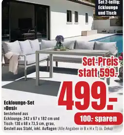 B1 Discount Baumarkt Ecklounge-Set Desi Angebot