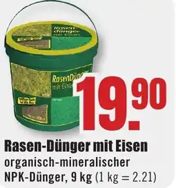 B1 Discount Baumarkt Rasen-Dünger mit Eisen Angebot