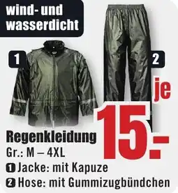 B1 Discount Baumarkt Regenkleidung Angebot