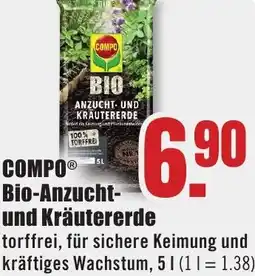 B1 Discount Baumarkt COMPO Bio-Anzucht- und Kräutererde Angebot