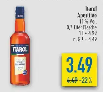 diska Itarol Aperitivo Angebot