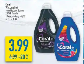 diska Coral Waschmittel Angebot