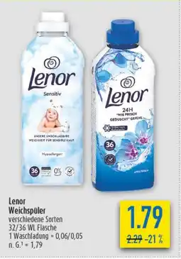 diska Lenor Weichspüler Angebot