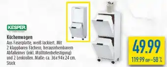 diska KESPER Küchenwagen Angebot