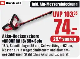 B1 Discount Baumarkt Akku-Heckenschere ARCURRA 18/55-Solo Angebot