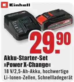 B1 Discount Baumarkt Einhell Akku-Starter-Set Power X-Change Angebot