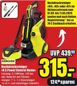 B1 Discount Baumarkt KARCHER Hochdruckreiniger K 5 Power Control Home Angebot