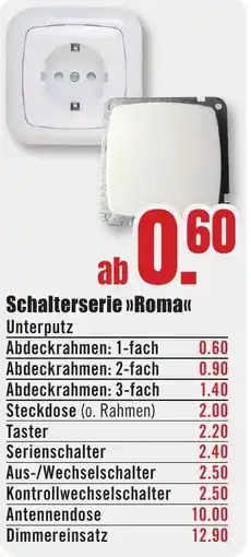 B1 Discount Baumarkt Schalterserie Roma Angebot