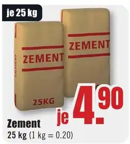 B1 Discount Baumarkt Zement Angebot