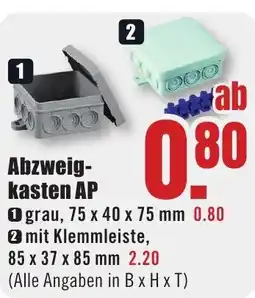 B1 Discount Baumarkt Abzweig- kasten AP Angebot