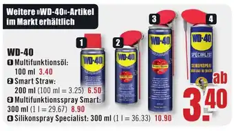 B1 Discount Baumarkt WD-40 Multifunktionsöl Angebot