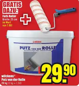 B1 Discount Baumarkt wilckens Putz von der Rolle Angebot