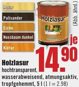 B1 Discount Baumarkt Holzlasur Angebot