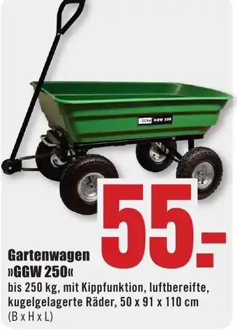 B1 Discount Baumarkt Gartenwagen GGW 250 Angebot