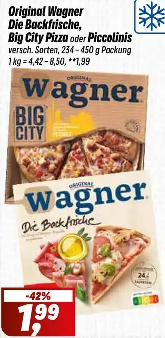 Simmel Original Wagner Die Backfrische, Big City Pizza oder Piccolinis Angebot