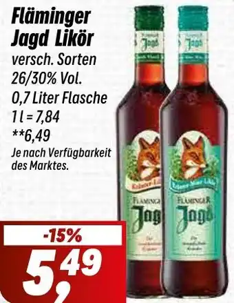 Simmel Fläminger Jagd Likör Angebot