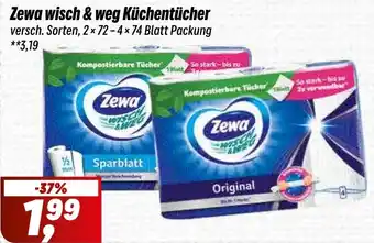 Simmel Zewa wisch&weg Küchentücher Angebot