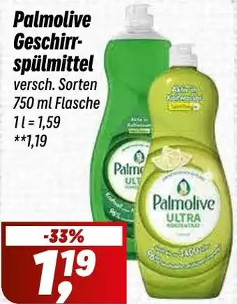 Simmel Palmolive Geschirrspülmittel Angebot