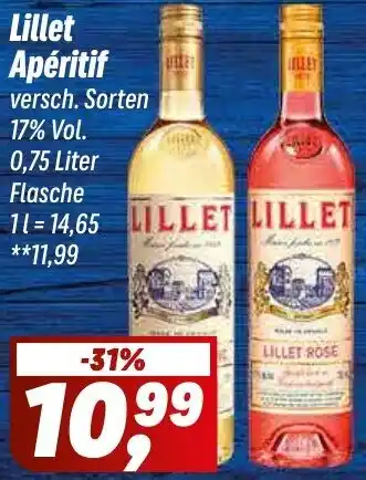 Simmel Lillet Apéritif Angebot