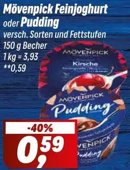 Simmel Mövenpick Feinjoghurt oder Pudding Angebot