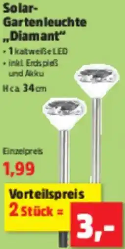 Thomas Philipps Solar Gartenleuchte „Diamant" Angebot