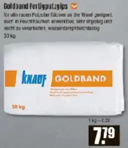 V Baumarkt KNAUF Goldband Fertigputzgips Angebot