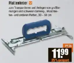 V Baumarkt Plattenheber Angebot