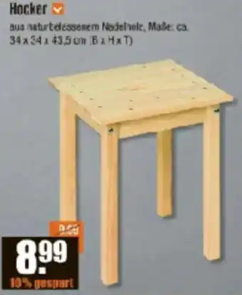 V Baumarkt Hocker Angebot